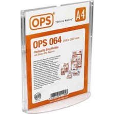 Ops Afiş Taşıyıcı A4 Dikey Dp 064