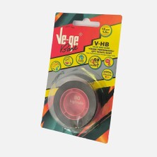 Vege Bant Çift Taraflı V-Hb 1 Inc 0.8 mm 18MMX1.5M Siyah