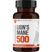 1001 Lion’s Mane 500 | Aslan Yelesi Mantarı Ekstresi Içeren Takviye Edici Gıda I 60 Kapsül