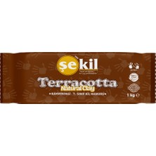 Şekil Seramik Hamuru Terracotta 1000 gr Kahverengi VK1000KHV