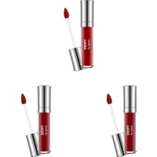 1001 Dewy Lip Glaze Parlak & Dolgun Görünüm Veren Yapışmayan Dudak Parlatıcısı 009 Vıbrant Red (3