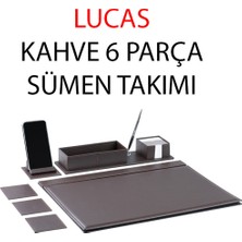 Gıpta Sümen Takımı Lucas 6 Parça Kahve 4-8128000-2071