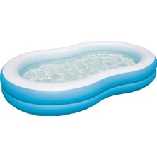 1001 Jumbo Oval Renkli Havuz, Şişirilebilir Çocuk HAVUZU–54117
