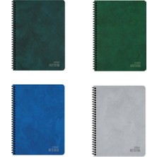 Keskin Color Spiralli Sert Kapak Defter Alfa 16,5X22,5 120 Yp Çizgisiz