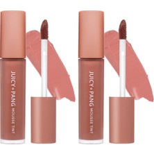 1001 Nemli ve Pürüzsüz Görünüm Sunan Köpük Formüllü Tint ND03 Juicy-Pang Mousse Tint Nude (2 Pa