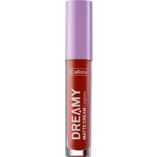 1001 Dreamy Matte Cream Mat Görünümlü Lipgloss 205 Big Ego, Kahverengi