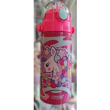 Ada Çanta Kırtasiye Paslanmaz Çelik 550ML Pipetli Askılı Muggle Suluk Matara GY98569995