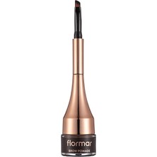 1001 Yoğun Pigmentli Kalıcı Kaş Pomadı - Brow Pomade - 004 Dark Brown - 8690604572212