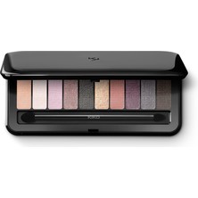 1001 Kıko Milano Soft Eyeshadow Palet 01 | 10 Çok Kaplamalı Göz Farı: Inci, Mat ve Metalik