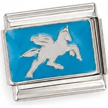 cm Jewelry Unicorn Desenli Italyan Bileklik Charm