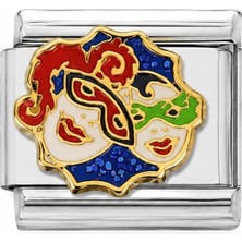 cm Jewelry Festival Balo Temalı Italyan Bileklik Charm