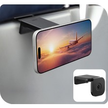 1001 Mag Fit Itst Magsafe Uyumlu Uçak ve Tren Yolculuğu Için Telefon Tutucu Stand - AMP05756 (Spigen