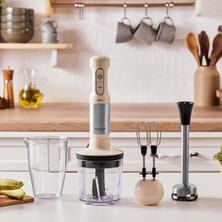 1001 Mastermaid Prosteel 1500W Blender Seti Soft Cream-Inox