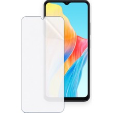 Schitec Oppo A18(2023) Uyumlu Ön Yüzey Nano Şeffaf Hidrojel Ekran Koruyucu