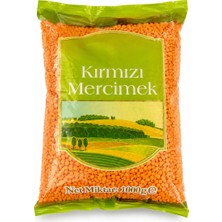 Hazar Gıda 1 Kilogramlık Doğal Kırmızı Mercimek Paketi