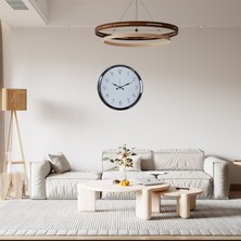 ForWhat Büro Ev Ofis Hediyesi Için 52CM Krom Sade Desen Duvar Saati