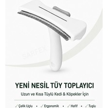 Sarfex Kedi ve Köpekler Için Tüy Toplama Tarağı Kısa Tüylü Uzun Tüylü Long Short Hair
