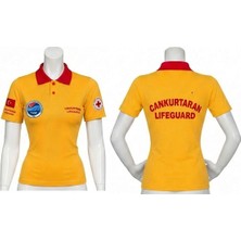 Marten Cankurtaran Lıfeguard Tssf Logolu Dry Touch Hızlı Kuruyan Kappa Kumaş Polo Yaka T-Shirt-