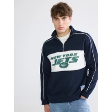 Lc Waikiki Yeni Sezon Dik Yaka Baskılı Erkek Sweatshirt