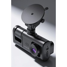 Techora Sale Araç Içi Kamera 3 Kameralı Dashcam Ön Arka Iç Kayıt Geri Görüş Kameralı