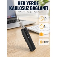 Techora Sale Taşınabilir Bluetooth 4.1 Ses Adaptörü – 10 Metre Çekim Mesafesi