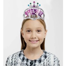 Techora Sale Birthday Princess Yazılı Çocuk Parti Tacı