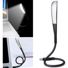 Techora Sale Kompakt USB Siyah 14 Ledli 3 Kademeli Dokunmatik Okuma Lambası
