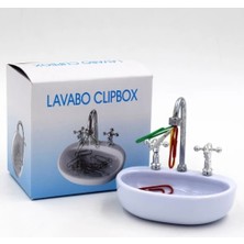 Techora Sale Lavabo Şeklinde Ataç Kutusu