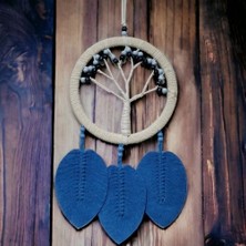 Techora Sale Rüya Kovan Hayat Ağacı Dream Catcher Mavi