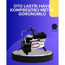 Techora Sale Metal Gövdeli Oto Lastik Hava Kompresörü 12V 140 Psı Hızlı Şişirme