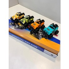 Techora Sale SH40934 Sürtmeli Araba Off Road Jip Plastik- 1 Adet Stokta Olan Renk Gönderilir