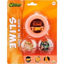 Techora Sale Karanlıkta Parlayan Turuncu Slime