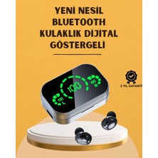 Techora Sale LED Ekranlı Kablosuz Kulaklık – Gürültü Önleyici Mikrofon ve Dokunmatik Özellikli