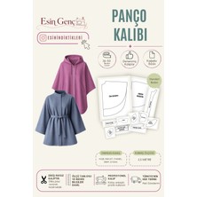 Esin'in Diktikleri Panço Kalıbı | Standart Beden | Kağıt Baskı | Profesyonel Dikiş Kalıbı