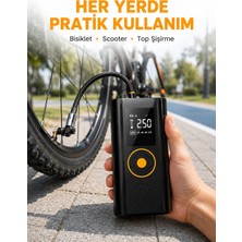 Techora Sale Çok Amaçlı Dijital Lastik Pompası Araç Bisiklet Top Uyumlu Yeni Nesil
