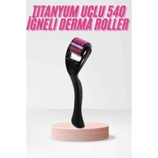 Techora Sale 540 Iğneli Derma Roller 1mm Titanyum Uçlu Saç Kaş Serum Kullanımına Uygun
