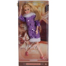 Techora Sale Agh 520 Kahverengi Pretty Girl Pullu Kürklü