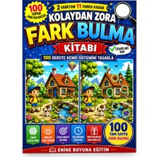 Enine Boyuna Eğitim Kolaydan Zora Fark Bulma Kitabı