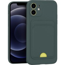 Aconcept Newface Iphone 11 Kılıf Kelvin Kartvizitli Silikon - Koyu Yeşil