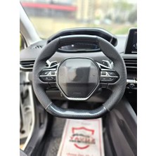 Stilix Garage  Peugeot Rifter 2008 3008 Araca Özel Direksiyon Kılıfı Uyumlu 5d Kristal Nokta