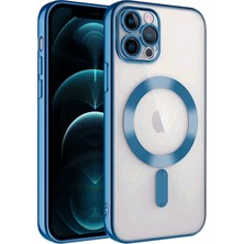 Aconcept Newface Iphone 13 Pro Kılıf Kross Magneticsafe Kapak - Sierra Blue