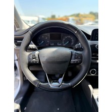 Stilix Garage Ford Focus, Fiesta,ford Transit 2020 2024 Araca Özel Orijinal Kaplama Deri Direksiyon Kılıfı