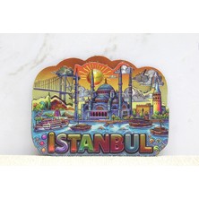Sb Shopping Istanbul Temalı Buzdolapı Süsü Magnet ALK5376
