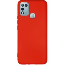 Sh Ticaret Infinix 10 Play Nano Içi Kadife - Kırmızı