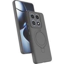 Aconcept Newface Xiaomi Mi 14T Pro Regal Magsafe Standlı Kapak - Titan Gri