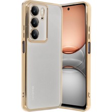 Aconcept Newface Realme C75 4g Kılıf Razer Lensli Silikon - Gold
