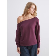 Lc Waikiki Yeni Sezon Kayık Yaka Kadın Sweatshirt
