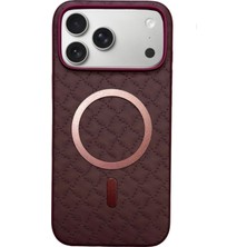 Tepex Yeni Sezon Sadece Iphone 17 Pro Uyumlu Zarif Kapitone Dikiş Detaylarıyla Premium Deri Dokulu Telefon Kılıfı...