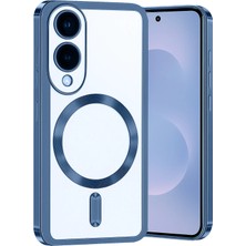 Aconcept Newface  Galaxy S25 Edge Kross Magneticsafe Kapak - Sierra Blue