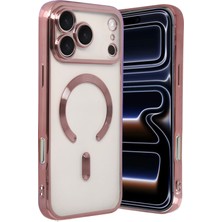 Aconcept Newface  Iphone 17 Pro Max Kross Magneticsafe Kapak - Rose